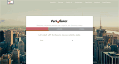 Desktop Screenshot of parkselect.com